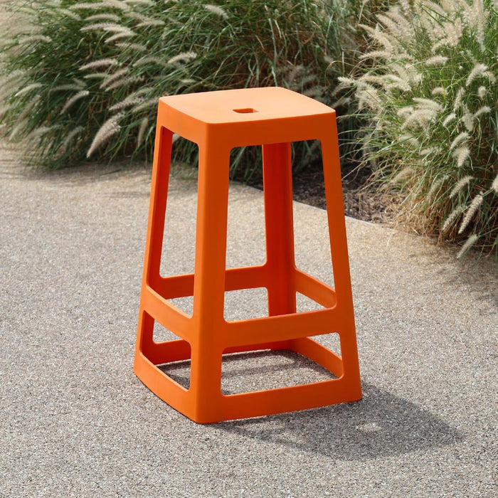 Origin Base Mid Stool Signal Orange 430x430x560mm (2 Pack) Origin