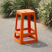 Origin Base Mid Stool Signal Orange 430x430x560mm (2 Pack) Origin