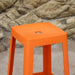 Origin Base Mid Stool Signal Orange 430x430x560mm (2 Pack) Origin
