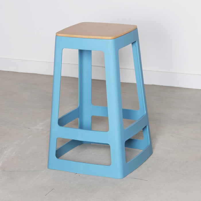 Origin Base Mid Stool Pastel Blue 430x430x560mm (2 Pack) Origin