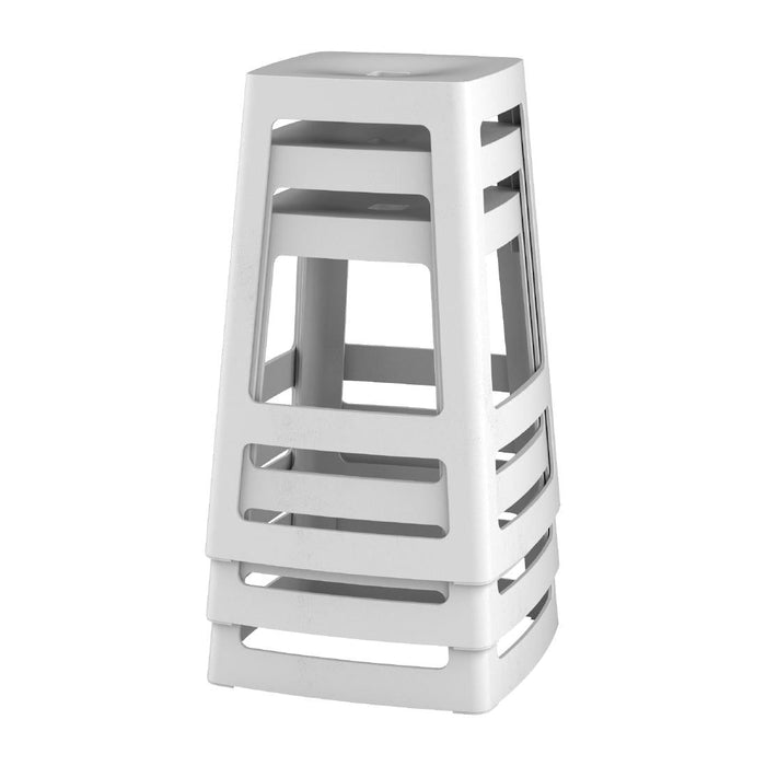Origin Base Mid Stool Light Grey 430x430x560mm (2 Pack) Origin