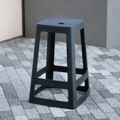 Origin Base Mid Stool Traffic Black 430x430x560mm (2 Pack) Origin