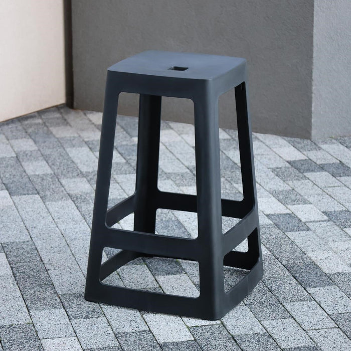 Origin Base Mid Stool Traffic Black 430x430x560mm (2 Pack) Origin