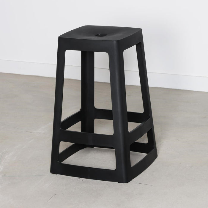 Origin Base Mid Stool Traffic Black 430x430x560mm (2 Pack) Origin