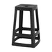 Origin Base Mid Stool Traffic Black 430x430x560mm (2 Pack) Origin