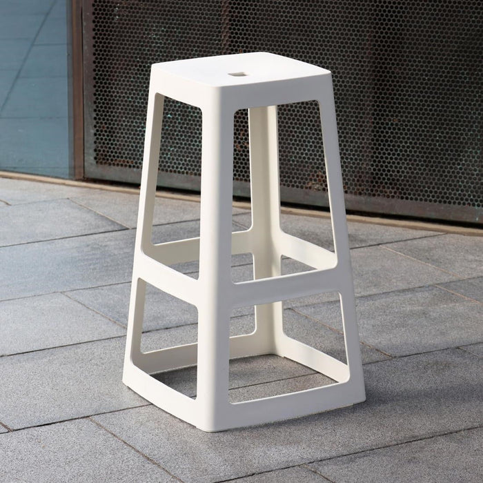 Origin Base High Stool Traffic White 440x440x750mm (2 Pack) Origin