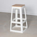 Origin Base High Stool Traffic White 440x440x750mm (2 Pack) Origin