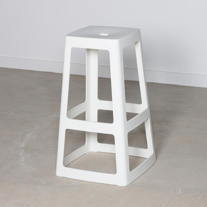 Origin Base High Stool Traffic White 440x440x750mm (2 Pack) Origin