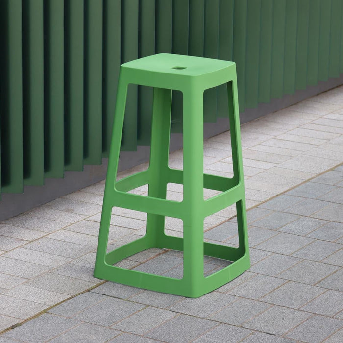 Origin Base High Stool May Green 450x450x750mm (2 Pack) Origin