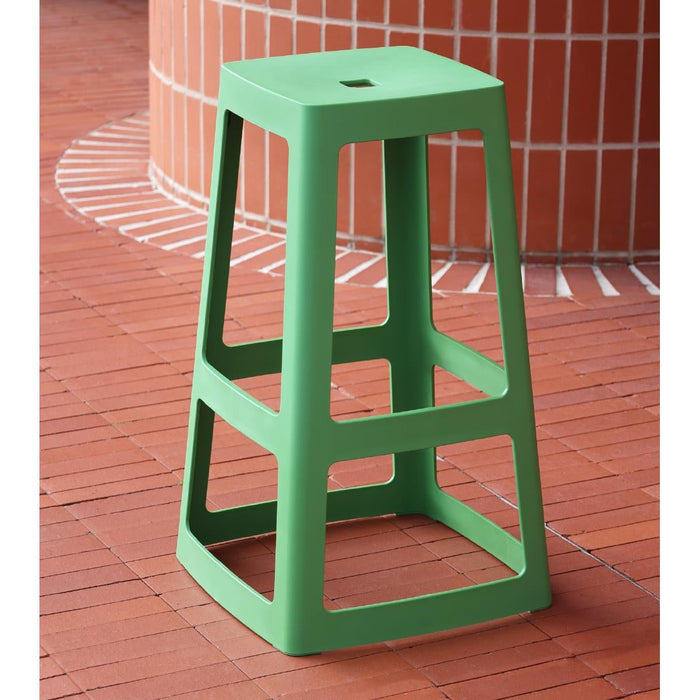 Origin Base High Stool May Green 450x450x750mm (2 Pack) Origin