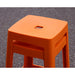 Origin Base High Stool Signal Orange 450x450x750mm (2 Pack) Origin