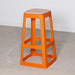 Origin Base High Stool Signal Orange 450x450x750mm (2 Pack) Origin
