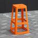 Origin Base High Stool Signal Orange 450x450x750mm (2 Pack) Origin