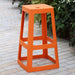 Origin Base High Stool Signal Orange 450x450x750mm (2 Pack) Origin