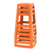 Origin Base High Stool Signal Orange 450x450x750mm (2 Pack) Origin