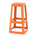 Origin Base High Stool Signal Orange 450x450x750mm (2 Pack) Origin