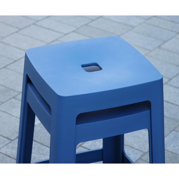 Origin Base High Stool Violet Blue 450x450x750mm (2 Pack) Origin