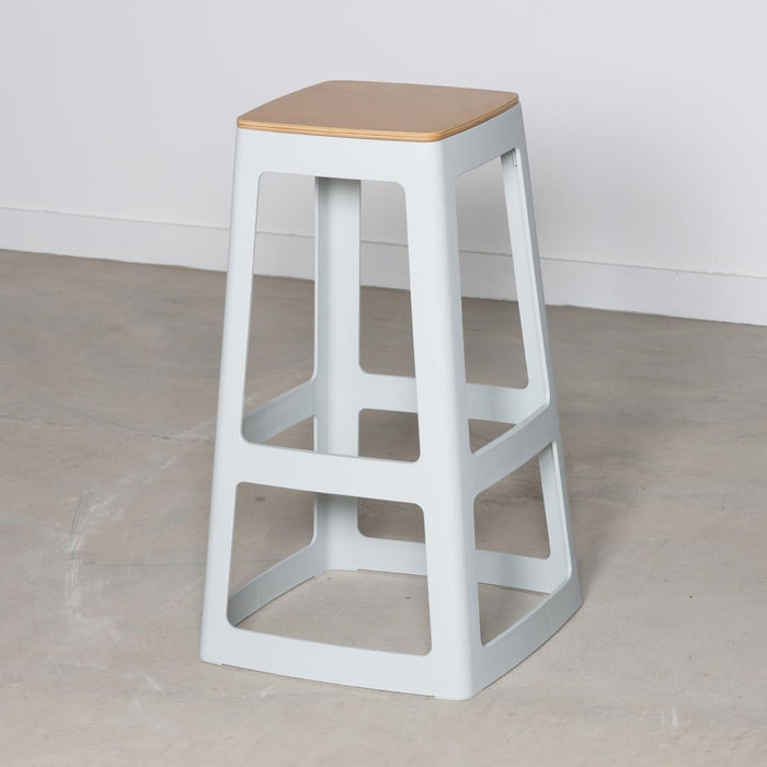 Origin Base High Stool Light Grey 450x450x750mm (2 Pack) Origin