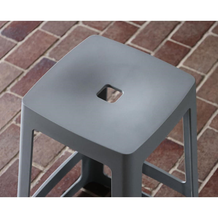 Origin Base High Stool Mouse Grey 450x450x750mm (2 Pack) Origin