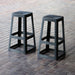 Origin Base High Stool Traffic Black 450x450x750mm (2 Pack) Origin