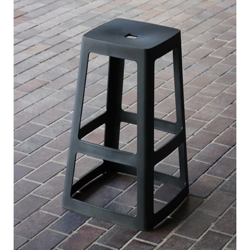 Origin Base High Stool Traffic Black 450x450x750mm (2 Pack) Origin