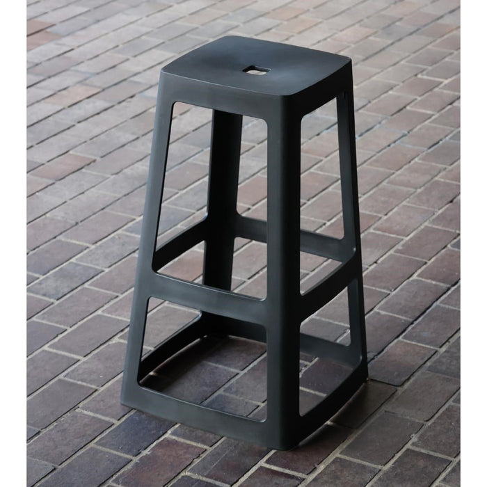 Origin Base High Stool Traffic Black 450x450x750mm (2 Pack) Origin