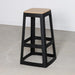 Origin Base High Stool Traffic Black 450x450x750mm (2 Pack) Origin