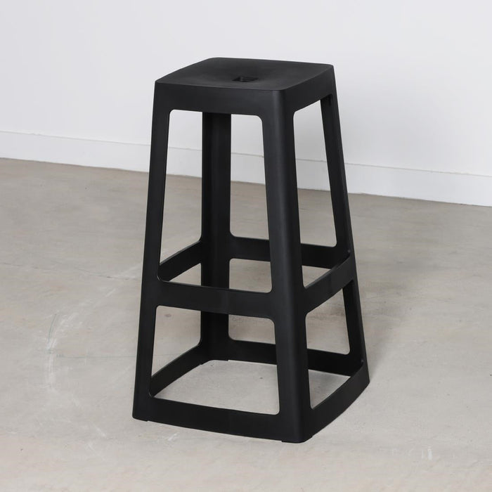 Origin Base High Stool Traffic Black 450x450x750mm (2 Pack) Origin