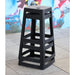 Origin Base High Stool Traffic Black 450x450x750mm (2 Pack) Origin