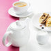 Olympia Café Teapot White 450ml (2 Pack) Olympia
