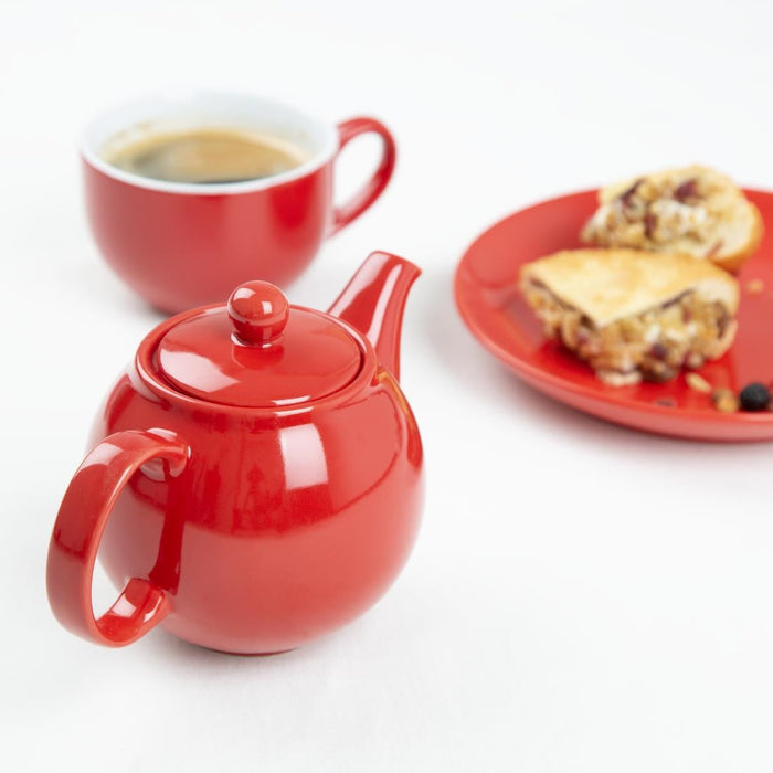 Olympia Café Teapot Red 450ml (2 Pack) Olympia