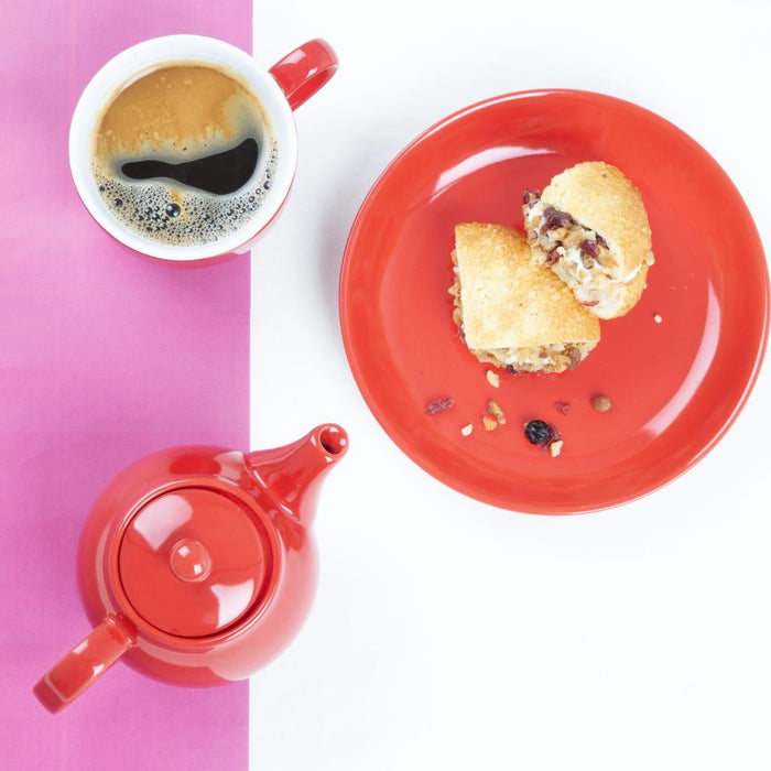 Olympia Café Teapot Red 450ml (2 Pack) Olympia