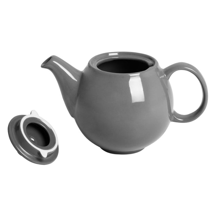 Olympia Café Teapot Charcoal 450ml (2 Pack) Olympia