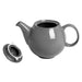 Olympia Café Teapot Charcoal 450ml (2 Pack) Olympia