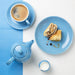 Olympia Café Teapot Blue 450ml (2 Pack) Olympia