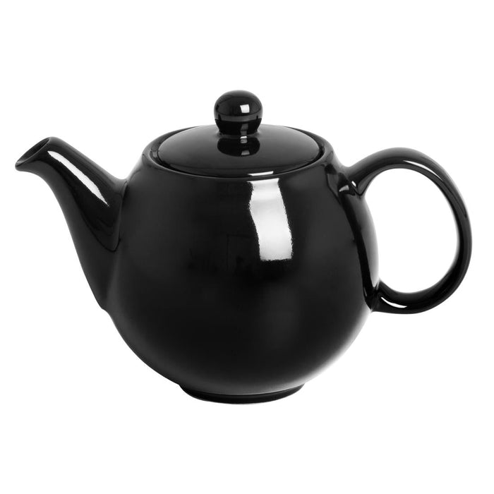 Olympia Café Teapot Black 450ml (2 Pack) Olympia