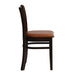 Manhattan Dining Chair in Dark Walnut with Bison Tan Seat (2 Pack) Everyday