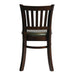 Manhattan Dining Chair in Dark Walnut with Bison Cedar Seat (2 Pack) Everyday