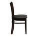 Manhattan Dining Chair in Dark Walnut with Shetland Smoke Seat (2 Pack) Everyday