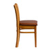 Manhattan Dining Chair in Soft Oak with Bison Bordeaux Seat (2 Pack) Everyday