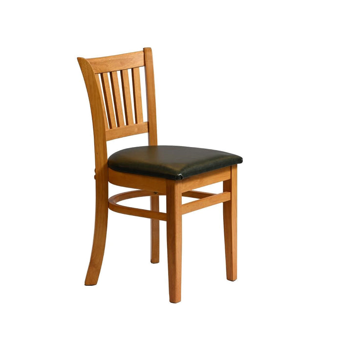 Manhattan Dining Chair in Soft Oak with Bison Cedar Seat (2 Pack) Everyday