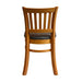 Manhattan Dining Chair in Soft Oak with Shetland Smoke Seat (2 Pack) Everyday