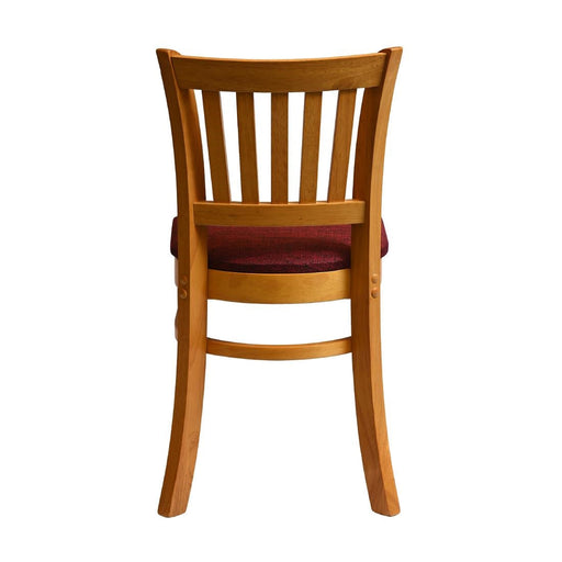 Manhattan Dining Chair in Soft Oak with Shetland Scarlett Seat (2 Pack) Everyday