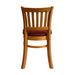 Manhattan Dining Chair in Soft Oak with Shetland Scarlett Seat (2 Pack) Everyday