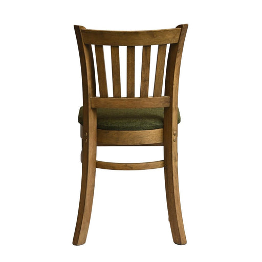 Manhattan Dining Chair in Weathered Oak with Shetland Forest Seat (2 Pack) Everyday