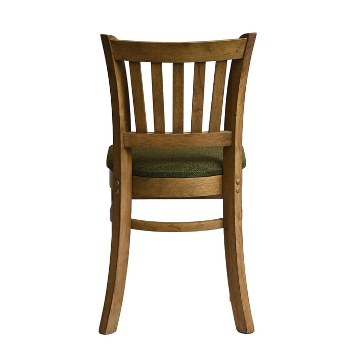 Manhattan Dining Chair in Weathered Oak with Shetland Forest Seat (2 Pack) Everyday