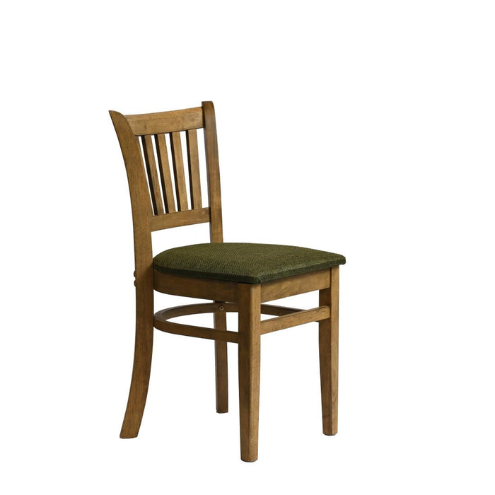 Manhattan Dining Chair in Weathered Oak with Shetland Forest Seat (2 Pack) Everyday