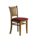 Manhattan Dining Chair in Weathered Oak with Shetland Scarlett Seat (2 Pack) Everyday