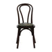 Hoop Back Dining Chair in Dark Walnut with Bison Cedar Seat (2 Pack) Everyday