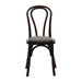 Hoop Back Dining Chair in Dark Walnut with Shetland Smoke Seat (2 Pack) Everyday